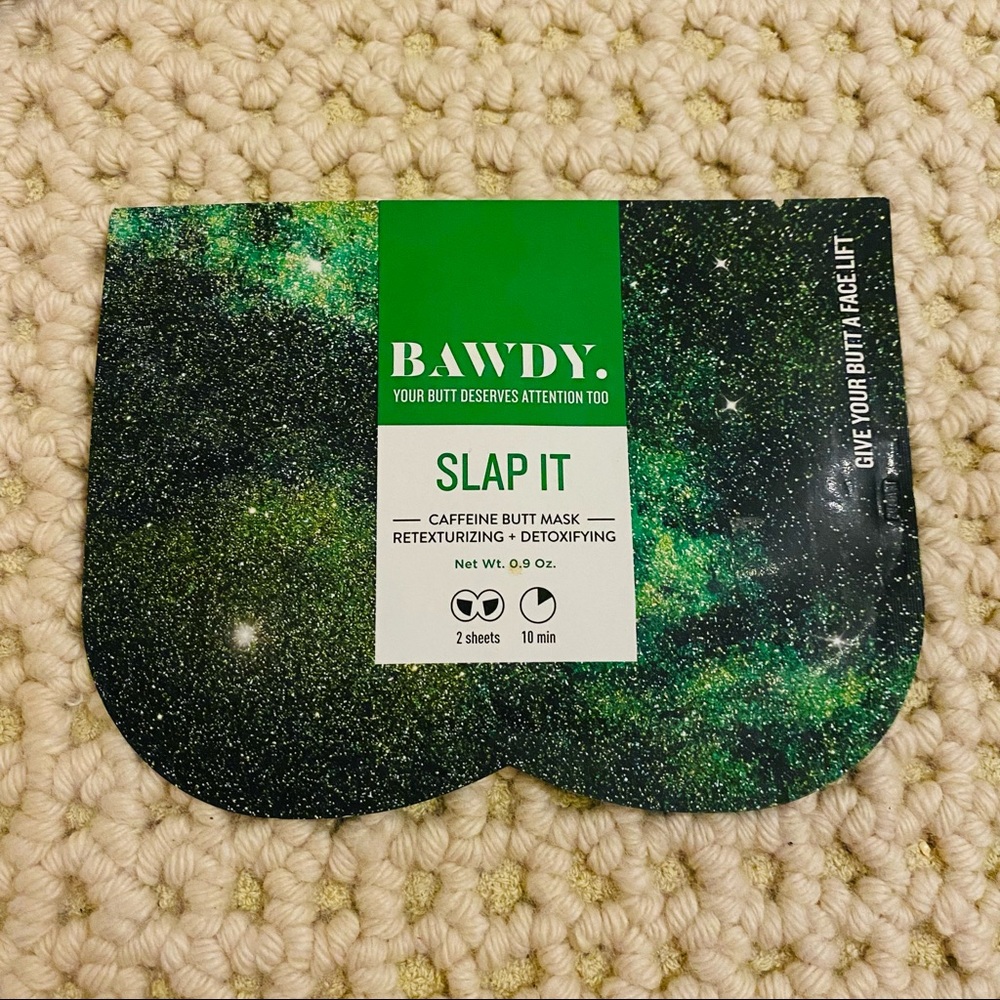 NWT Bawdy Slap It Caffeine Butt Mask Retexturizing and Detoxifying